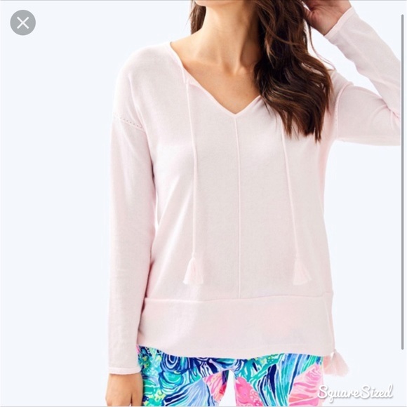 Lilly Pulitzer Colene Pullover in Paradise Tint - Picture 1 of 3